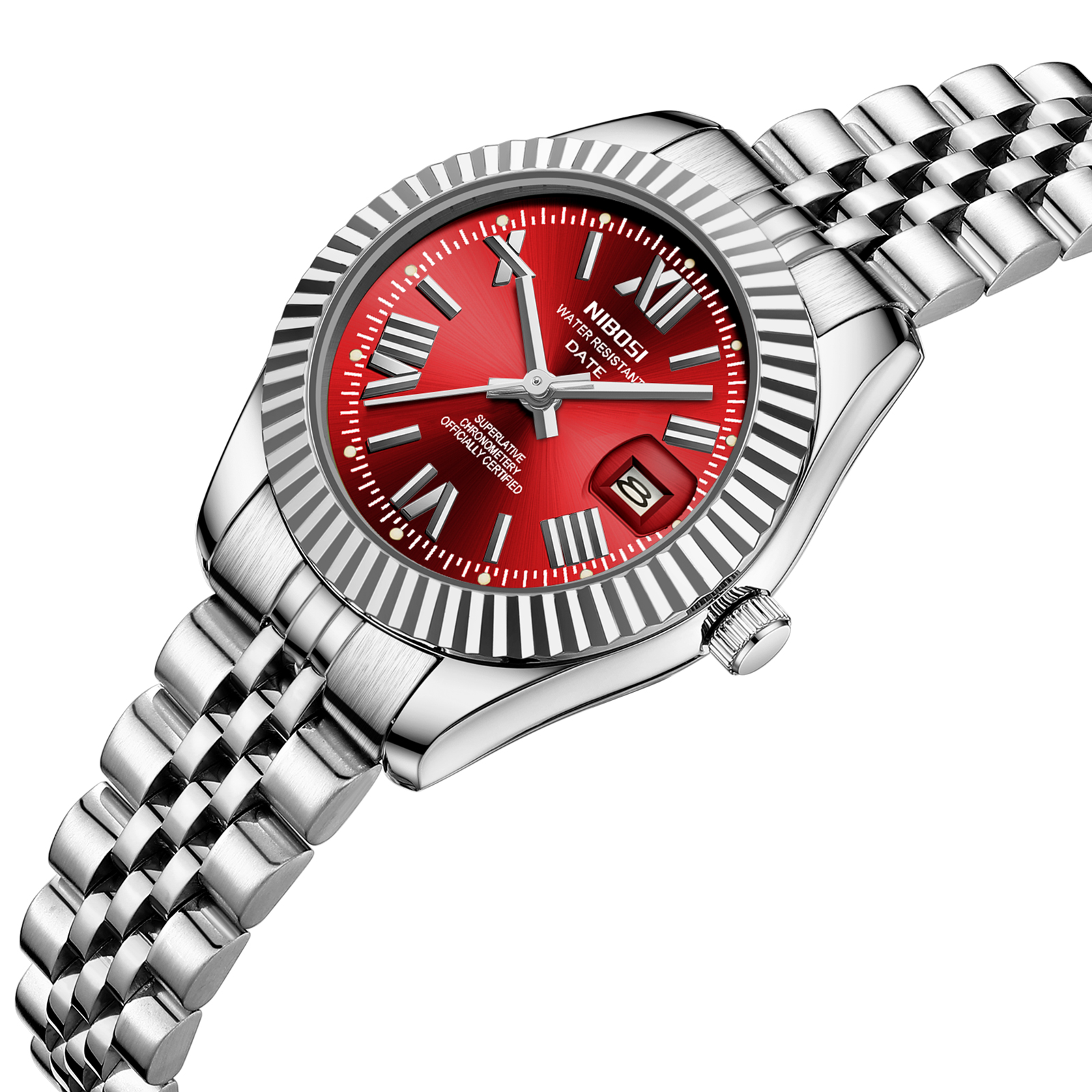 Nibosi Millbury Silver Red - 2