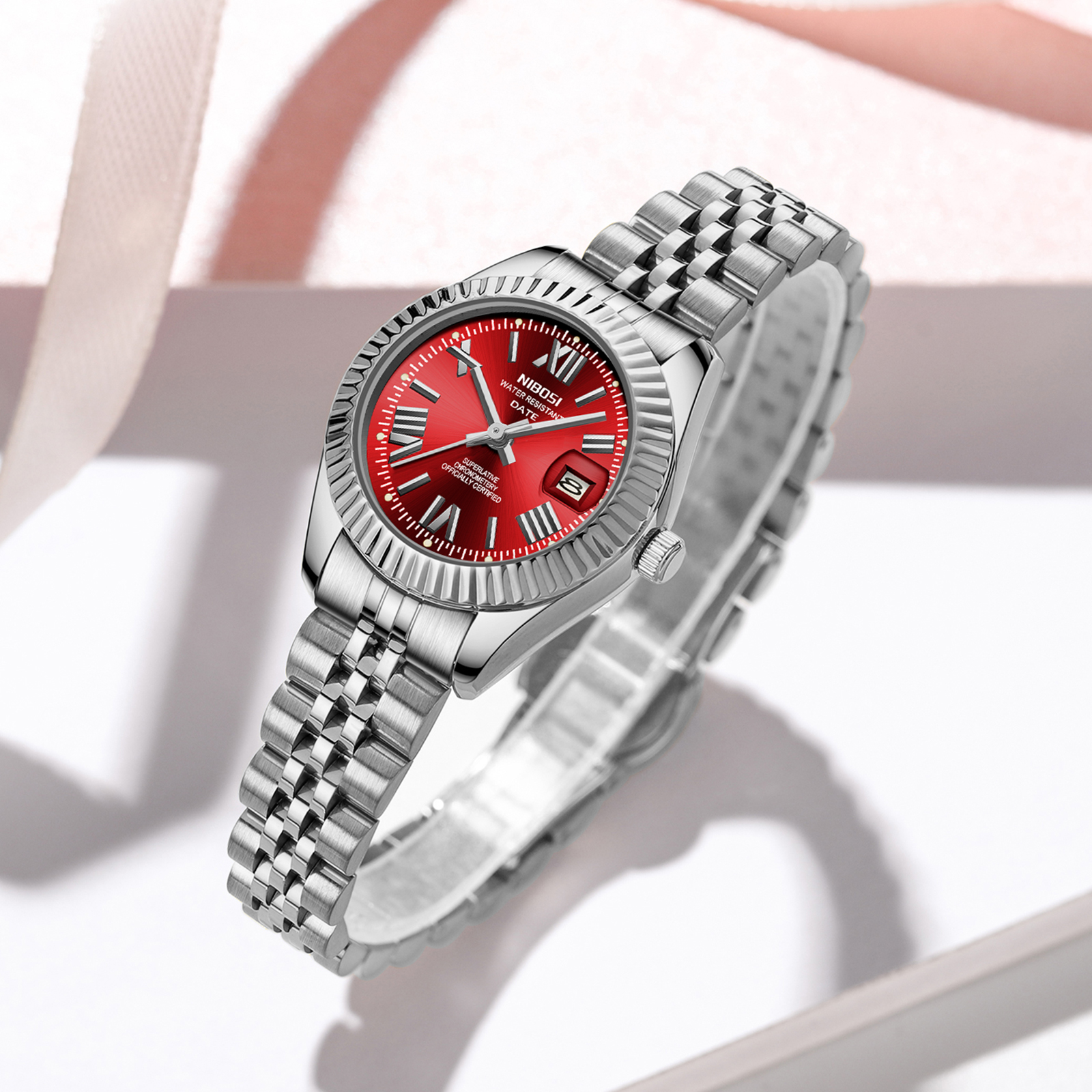 Nibosi Millbury Silver Red - 7