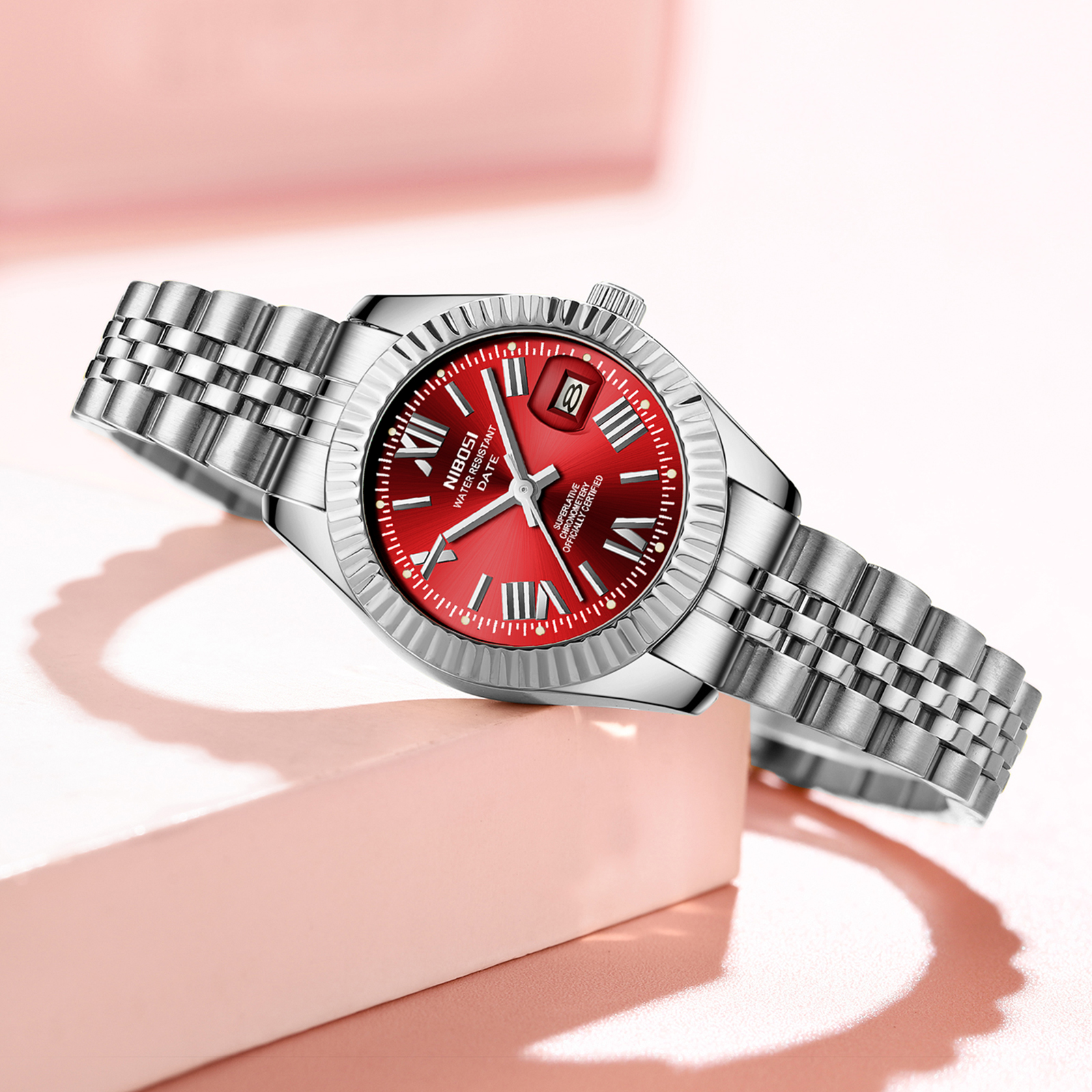 Nibosi Millbury Silver Red - 6
