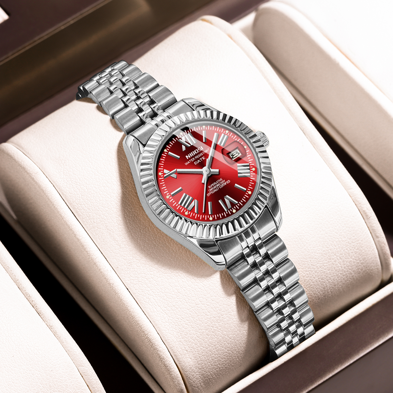 Nibosi Millbury Silver Red - 4