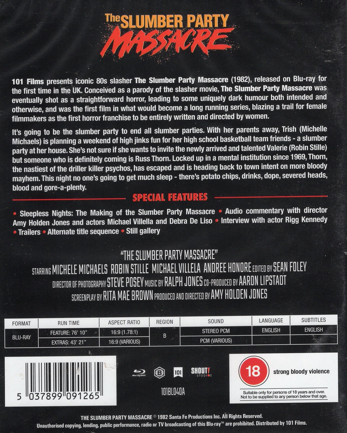 The Slumber Party Massacre (ej svensk text) (Blu-ray) - 2