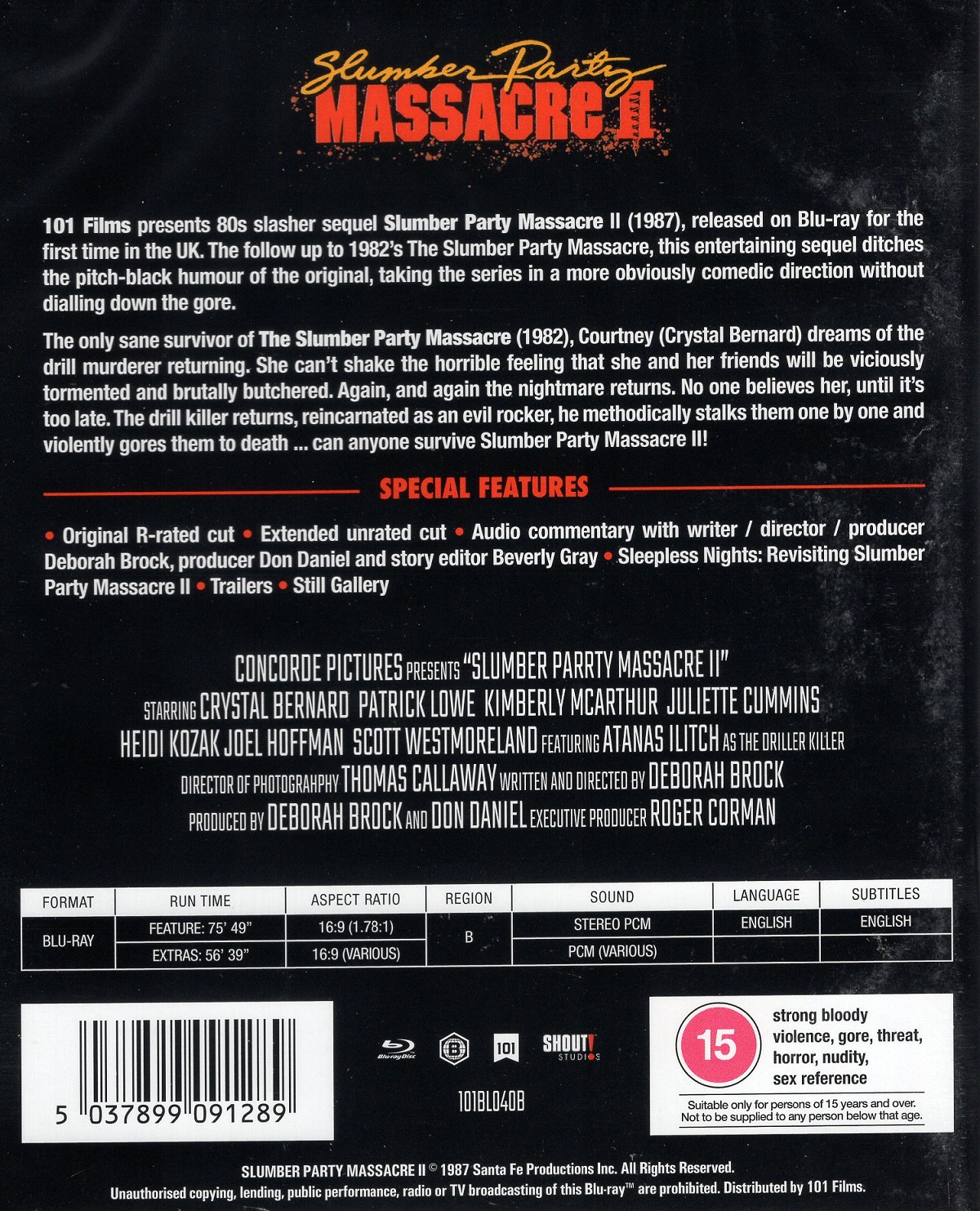 The Slumber Party Massacre II (ej svensk text) (Blu-ray) - 2