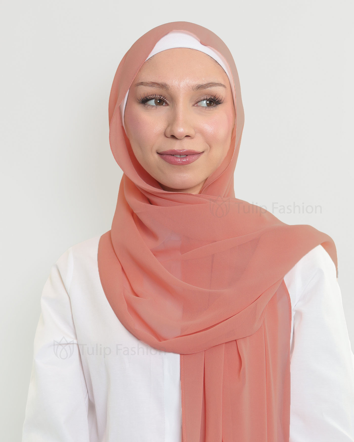 Hijab - The Daily Chiffon - Pink - 2