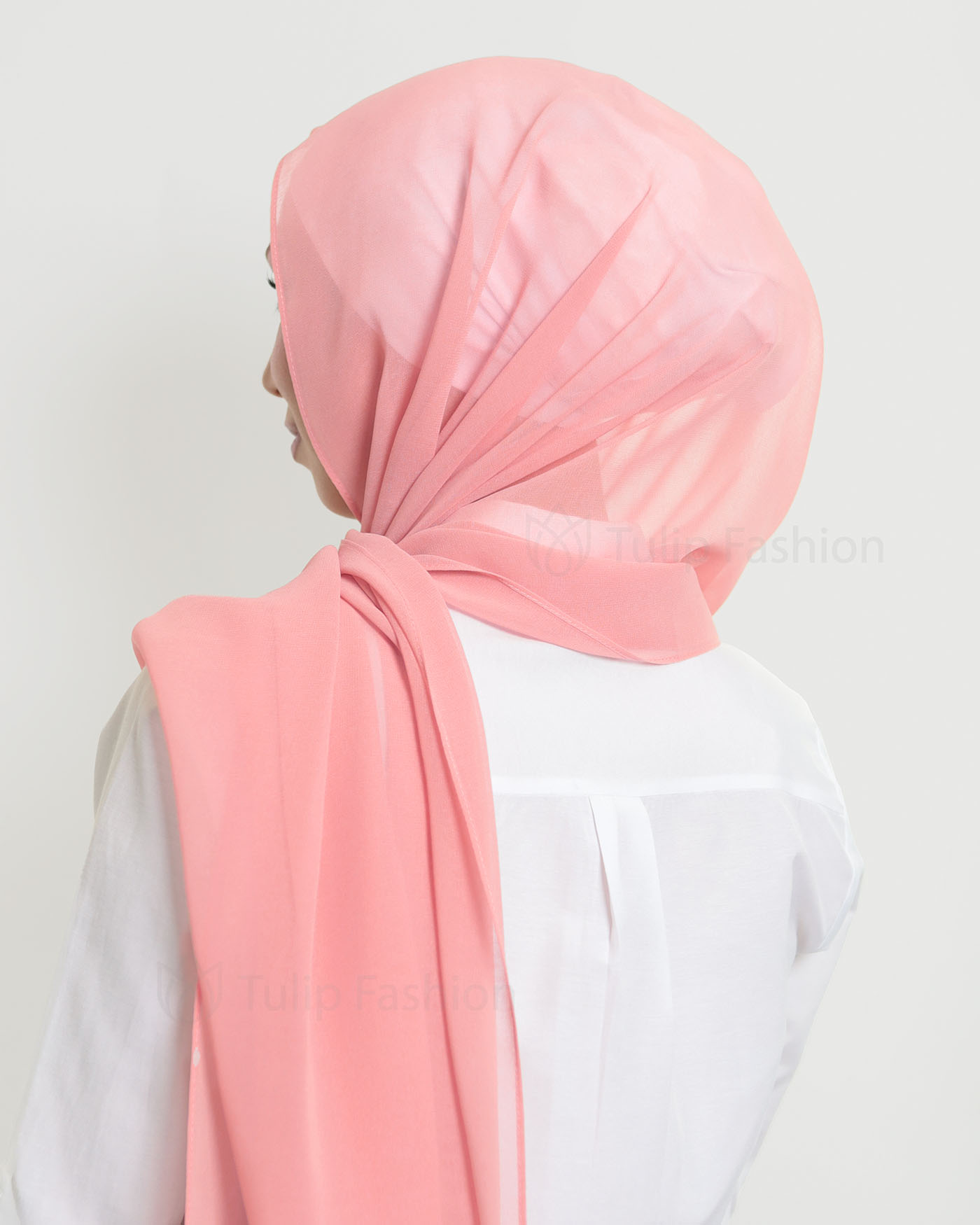 Hijab - The Daily Chiffon - Powder Pink - 3