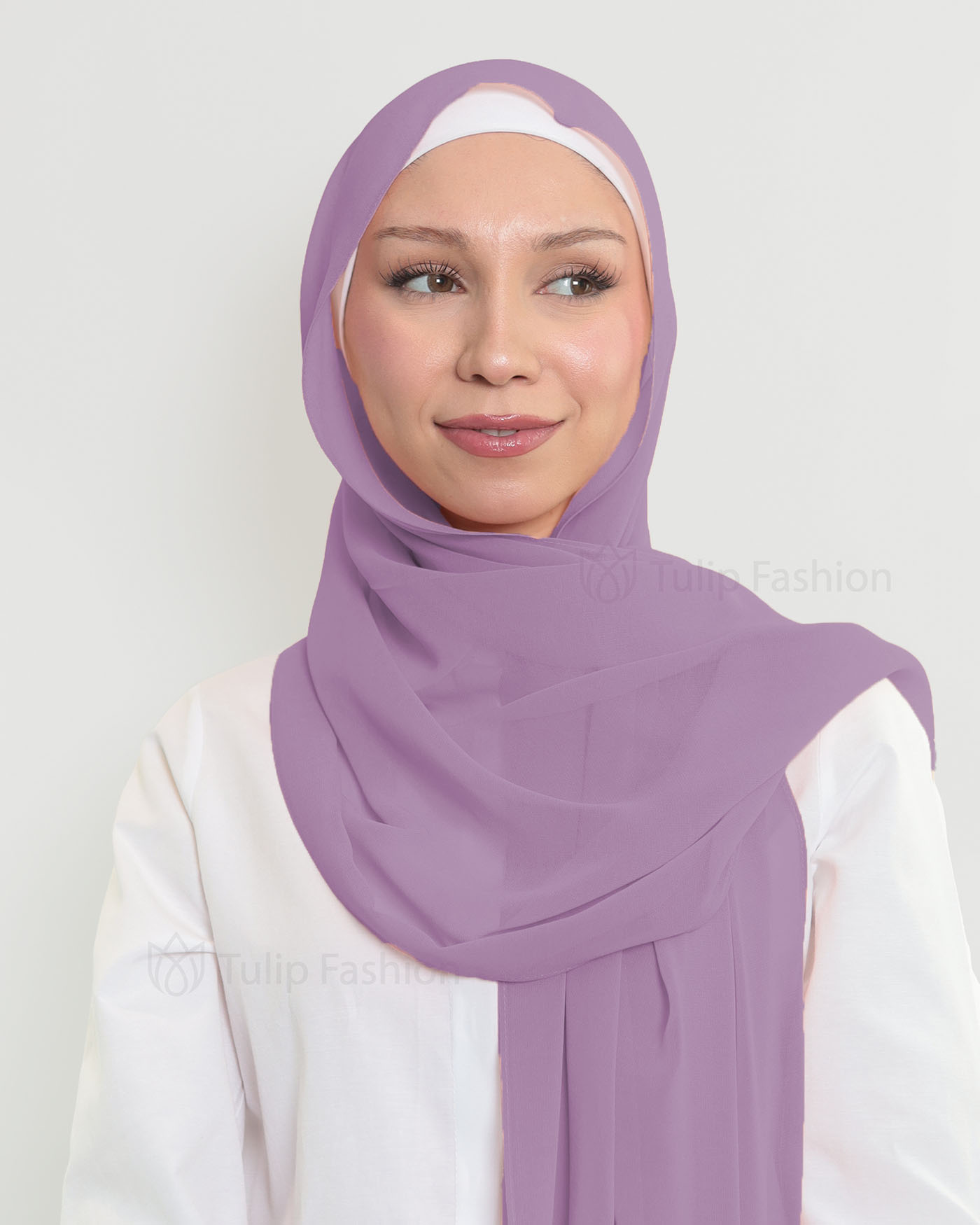 Hijab - The Daily Chiffon - Light Purple - 2
