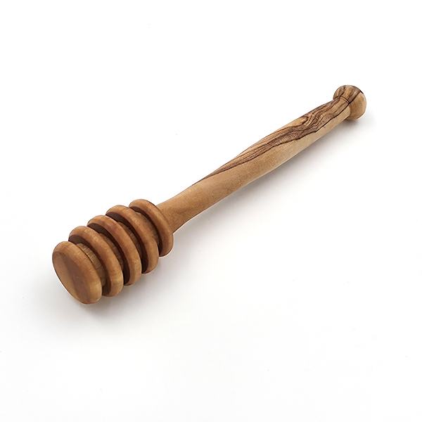 Honungssnurra olivträ, 12 cm