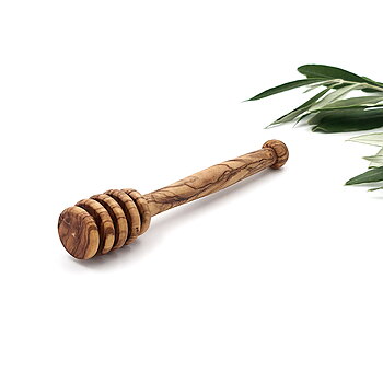 Honungssnurra olivträ, 12 cm