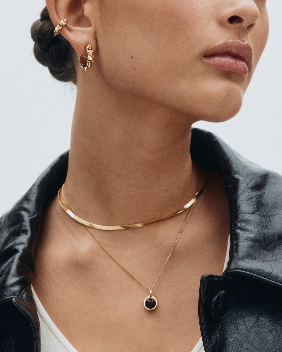 Charmentity Chain Curb 42 cm Gold - Edblad