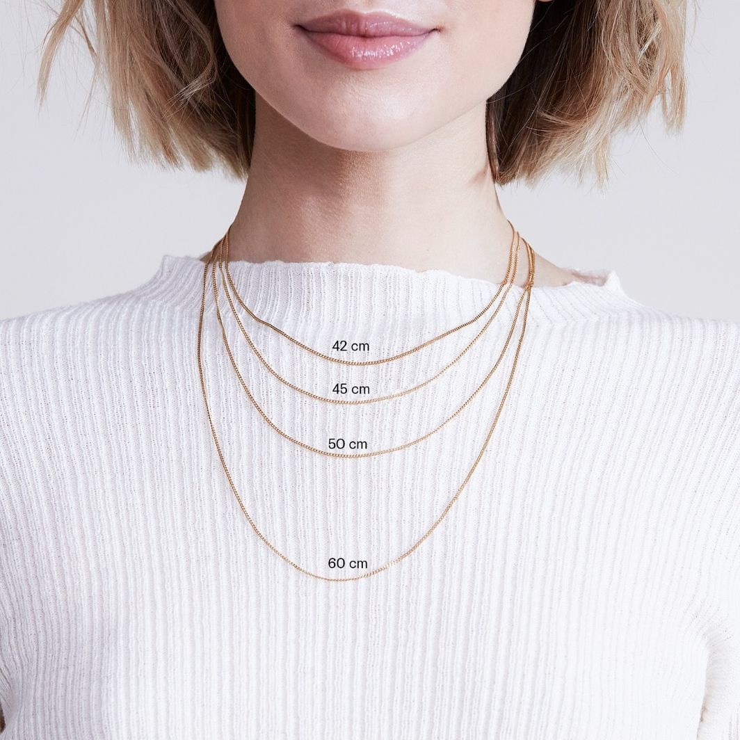 Charmentity Chain Curb 42 cm Gold - Edblad
