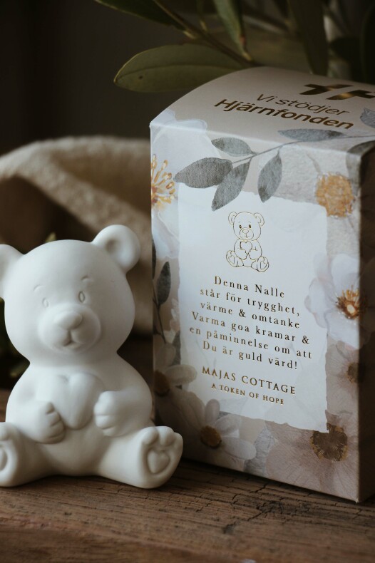 Lyckofigur "Token Nalle" - Majas cottage