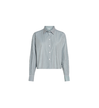 PENN&INK Blouse Z794 Stripe Forest