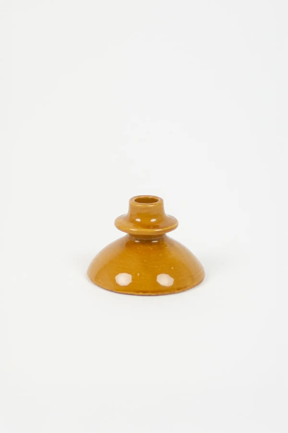 Candlestick Kite Ceramic Mustard
