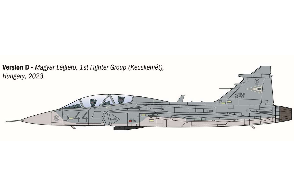 JAS-39D Gripen Twin Seater 1/72 - 6