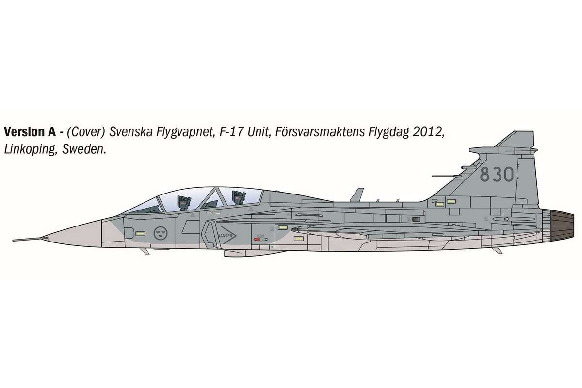 JAS-39D Gripen Twin Seater 1/72 - 3