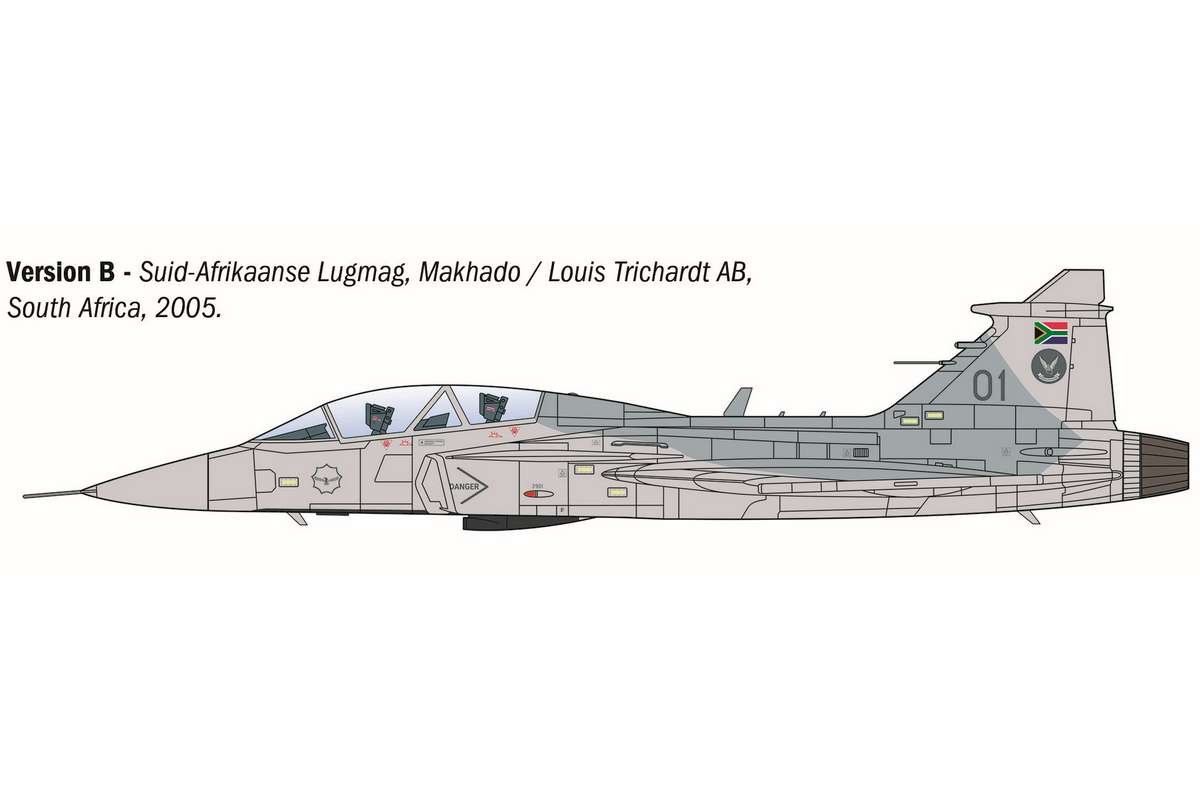 JAS-39D Gripen Twin Seater 1/72 - 4