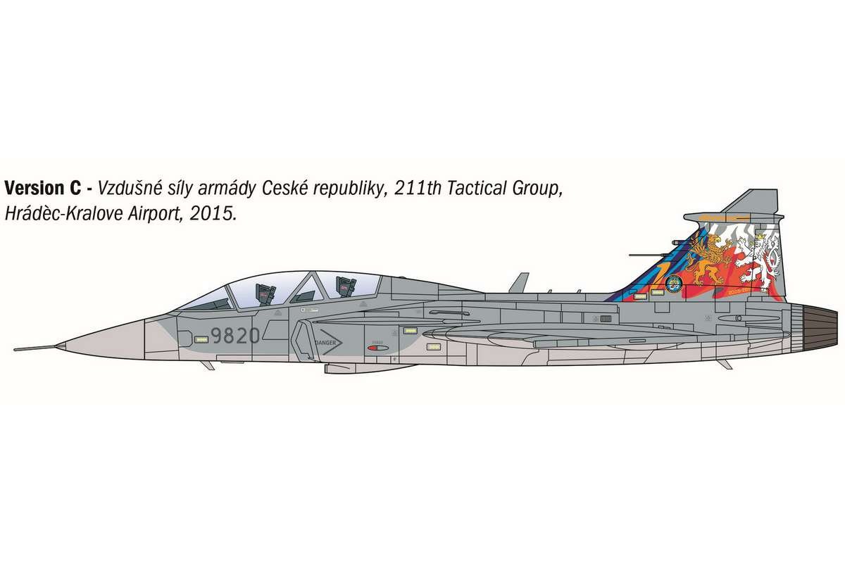 JAS-39D Gripen Twin Seater 1/72 - 5