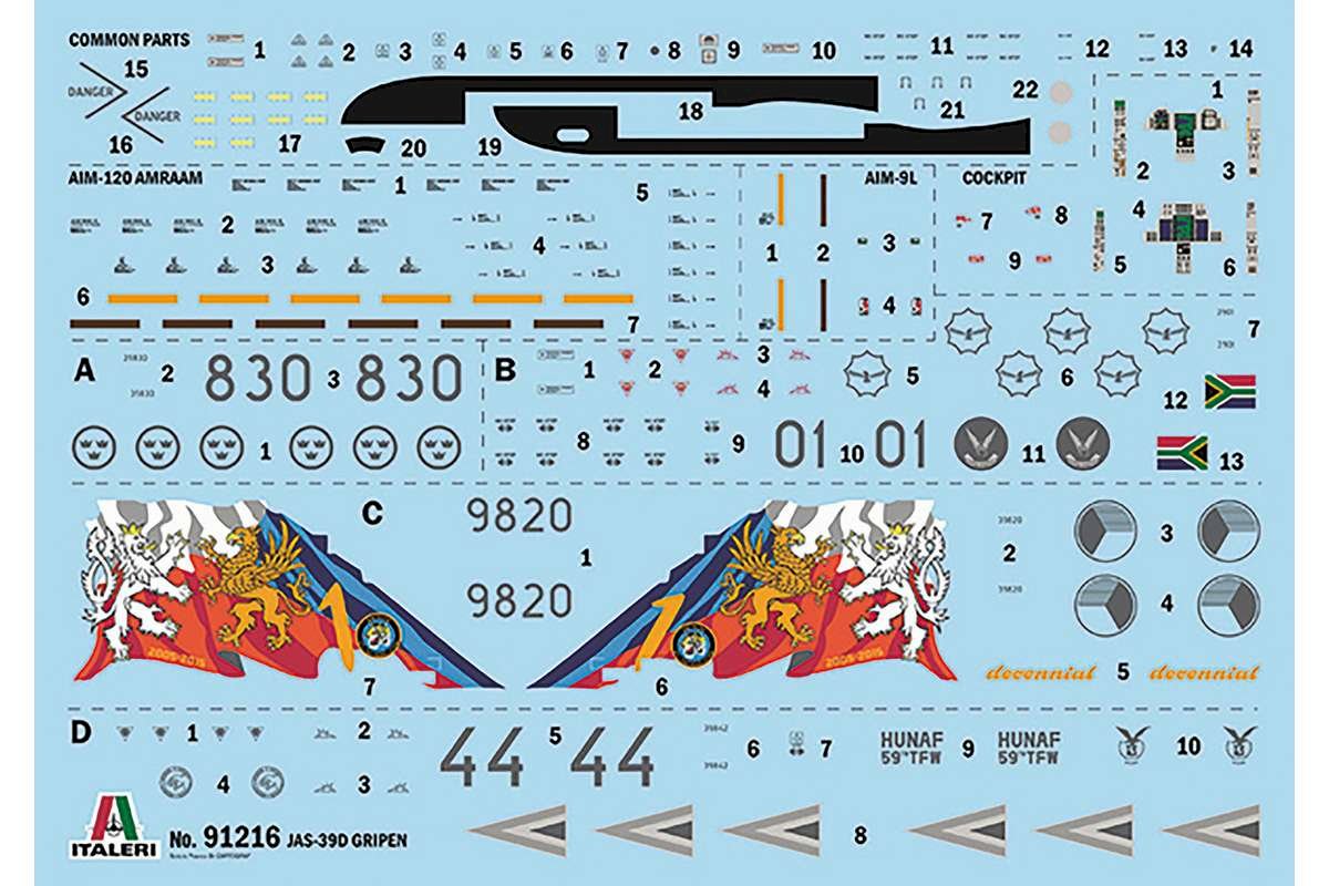 JAS-39D Gripen Twin Seater 1/72 - 2
