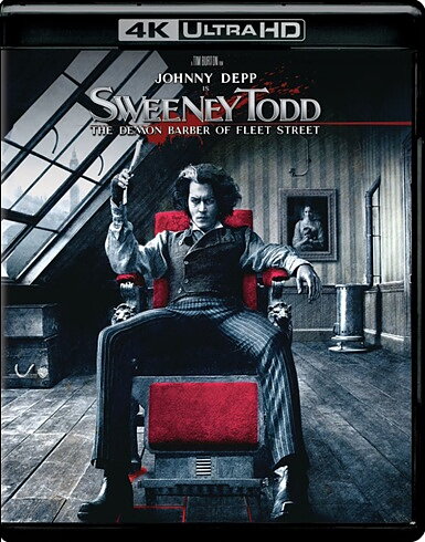 Sweeney Todd: The Demon Barber Of Fleet Street (BLU-RAY 4K ULTRA HD + BLU-RAY)