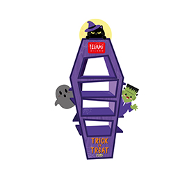 Gulvdisplay, Halloween 2025