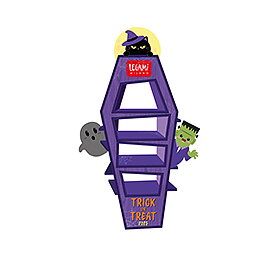 Gulvdisplay, Halloween 2025
