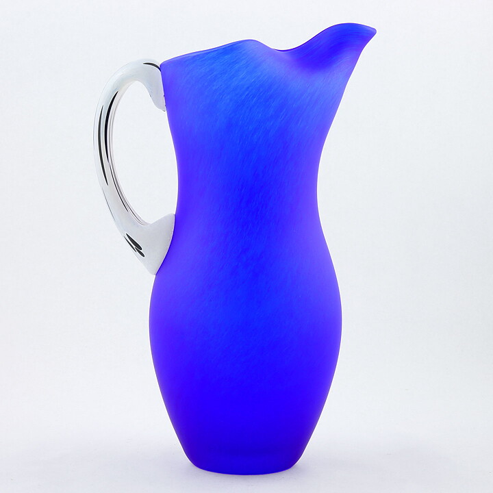 Gunnel Sahlin (Amazon 1993) Dark Blue Pitcher Vase 29 cm