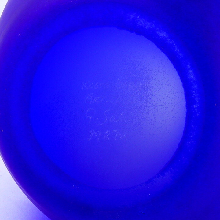 Gunnel Sahlin (Amazon 1993) Dark Blue Pitcher Vase 29 cm