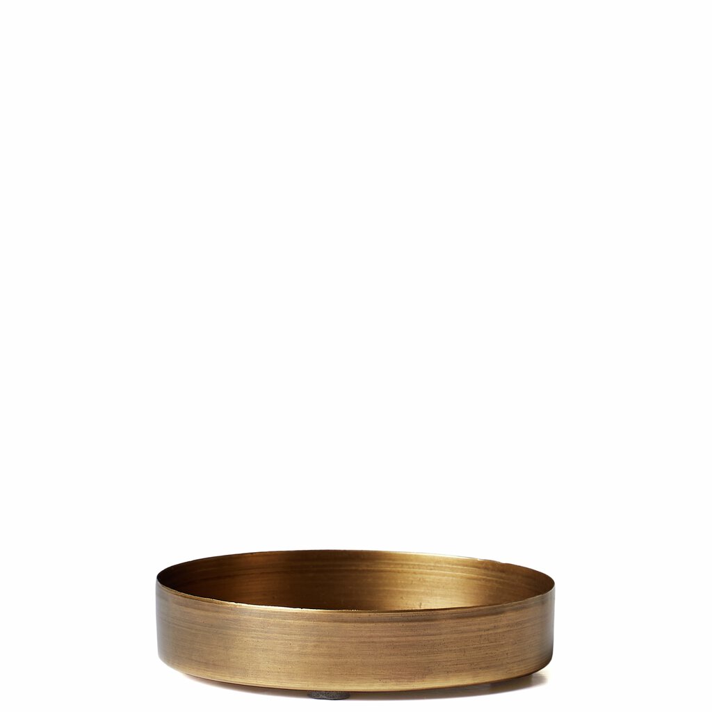 Ljusfat Antique Brass 9cm