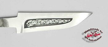 Knife blade 93 Engraved