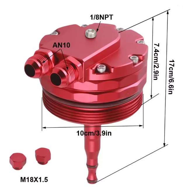 AN adapter oljekylning BMW M52, M54, M56 - 3