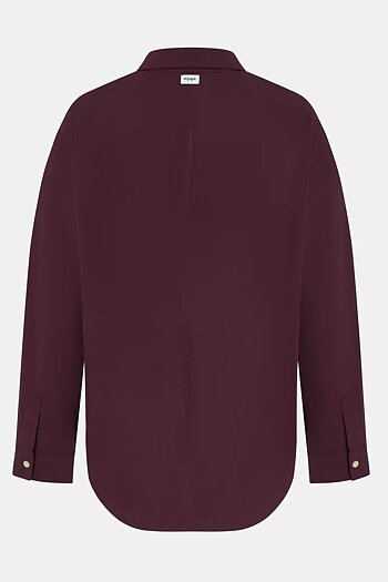 Penn & Ink NY - Magda Blouse Aubergine