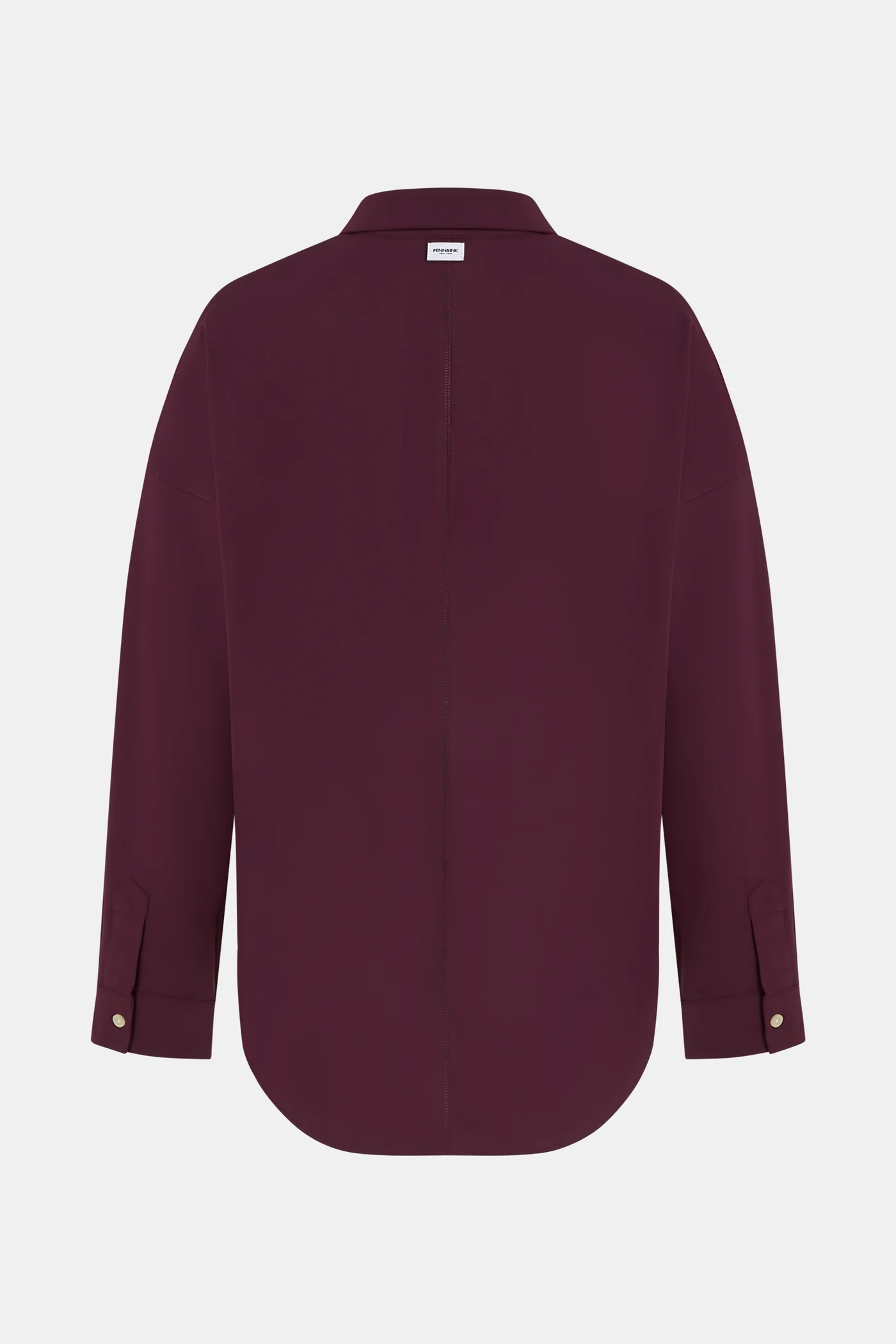 Penn & Ink NY - Magda Blouse Aubergine - 3