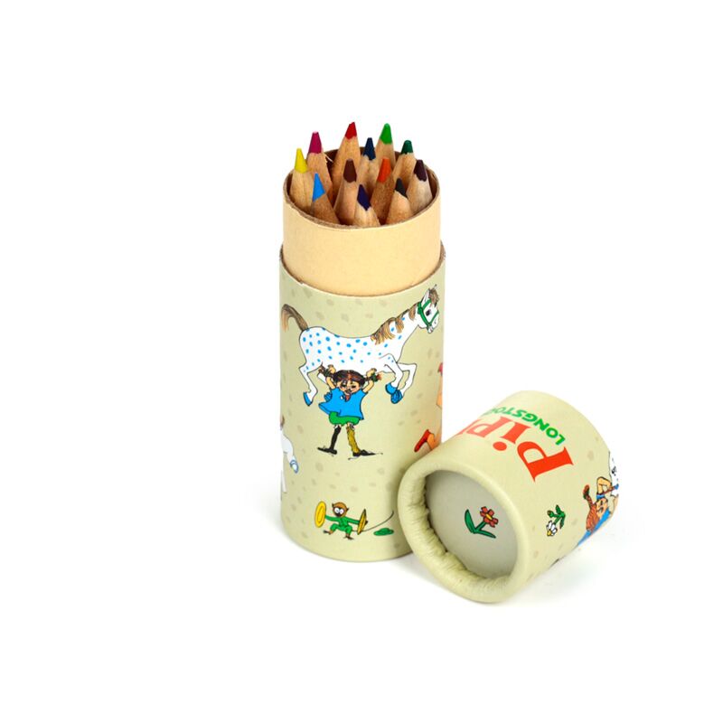 Pippi Longstocking pencil pot with 12 colouring pencils - 3