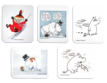 Moomin Ice Scraper - Moominmamma & Moominpappa longing for spring