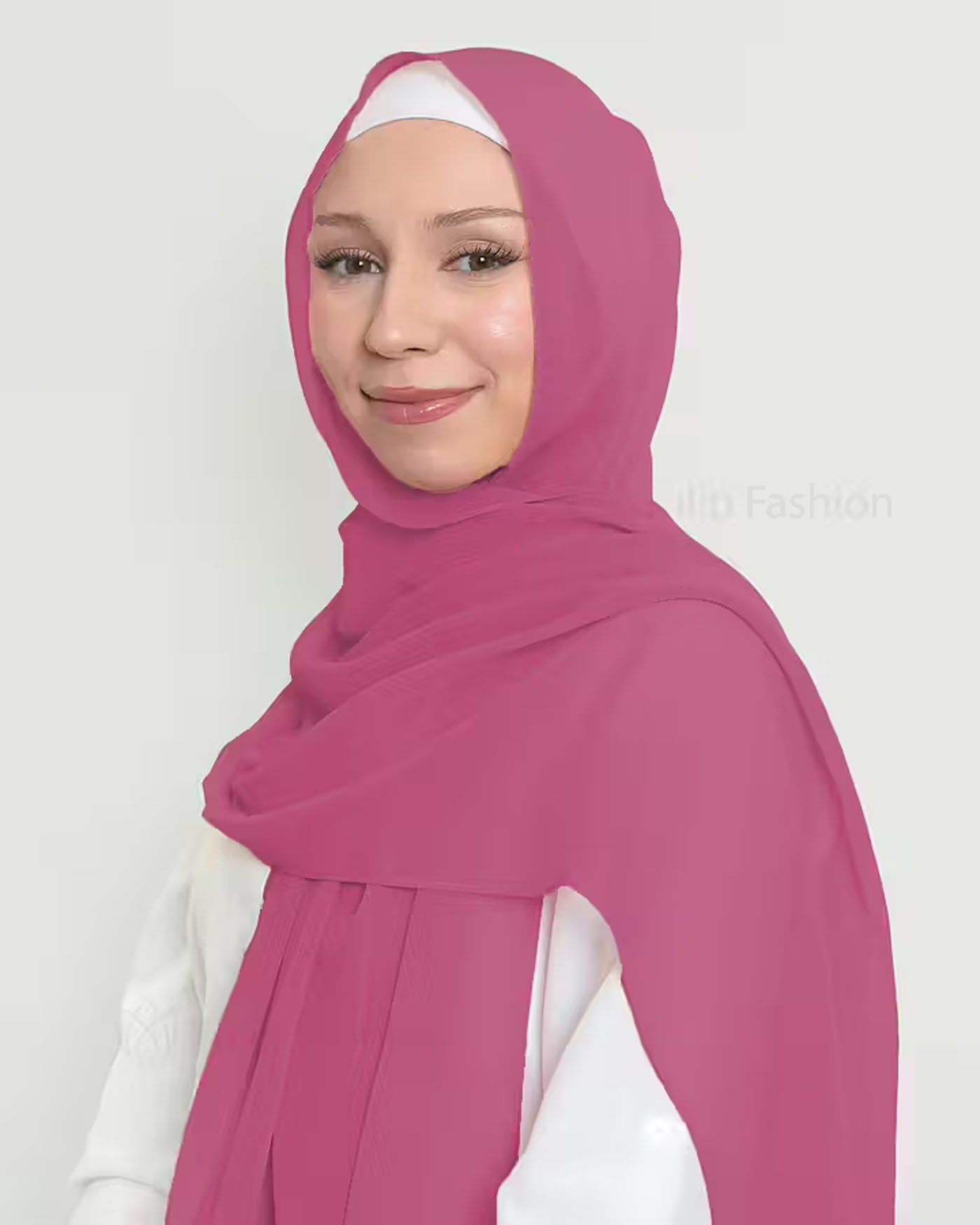 Hijab - The Daily Chiffon - Dark Rose