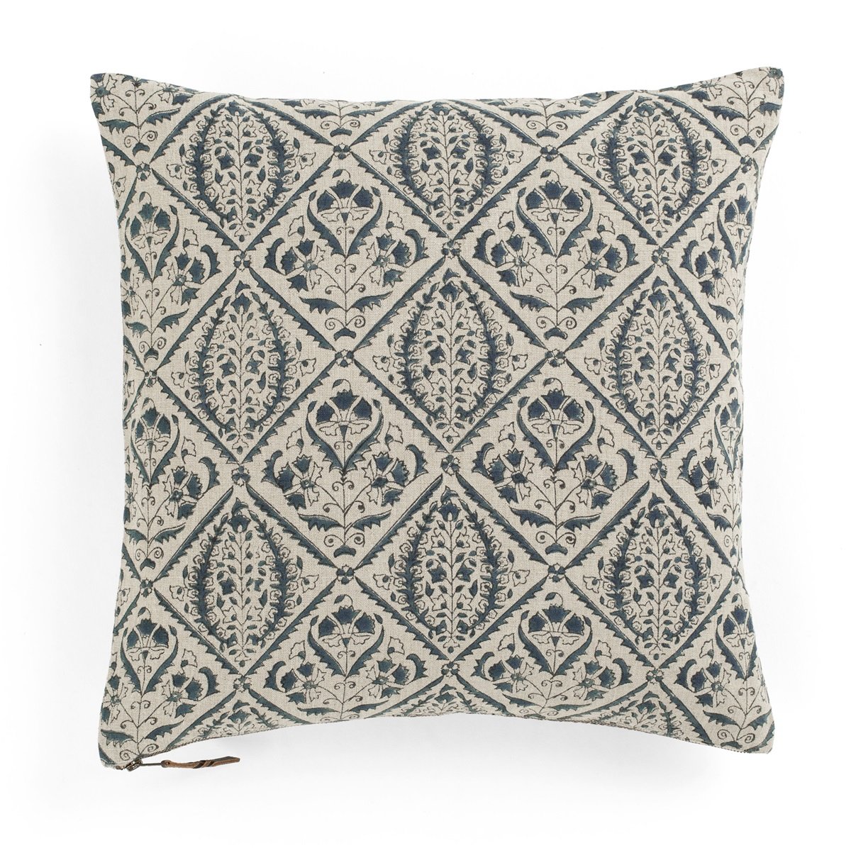 Chamois Linen Cushion Cover Jaipur Denim Blue 50x50cm