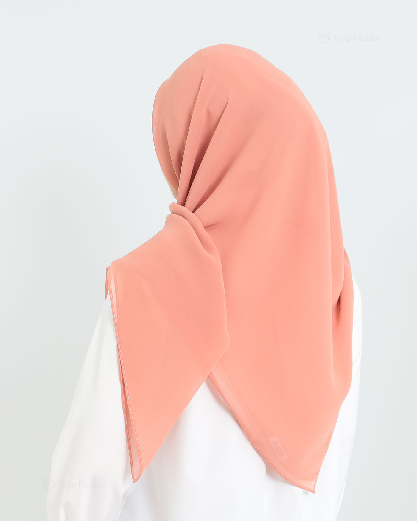 Hijab - Square Chiffon 120 cm - Pink - 2