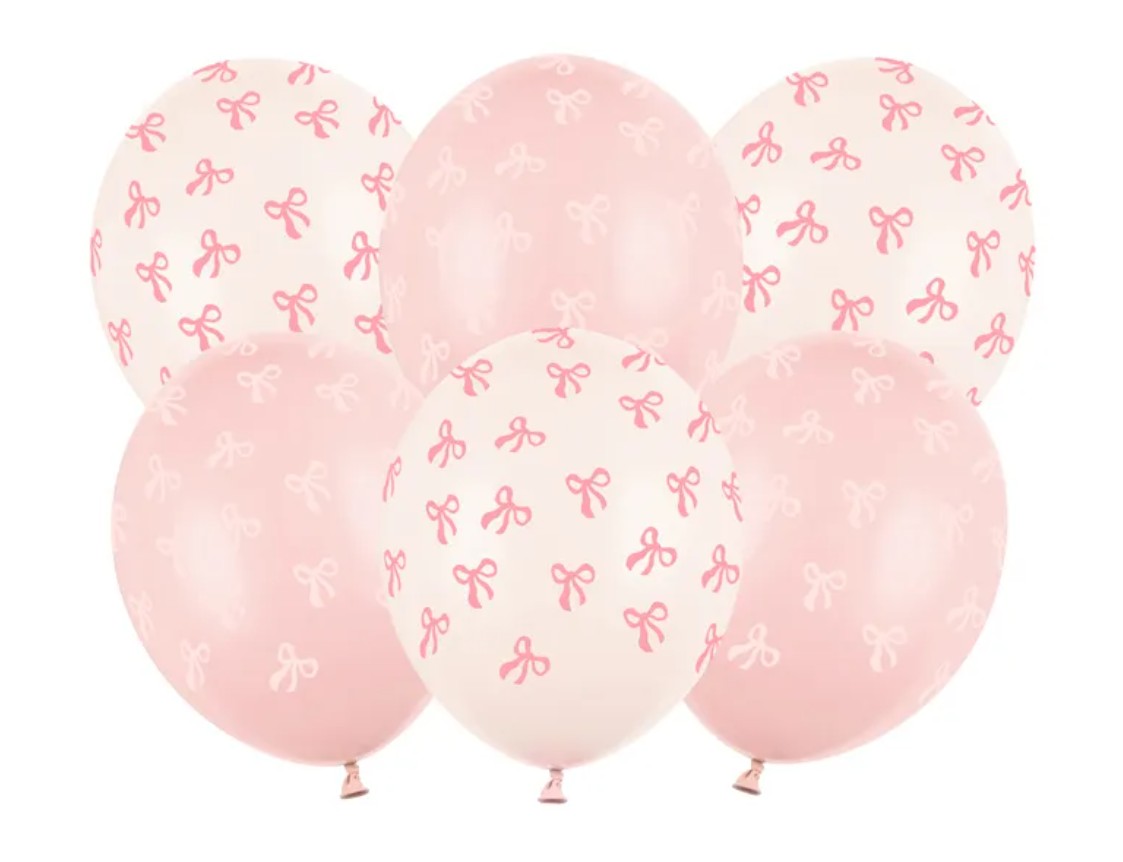 Ballonger - Rosa mix med rosetter