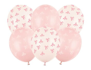 Ballonger - Rosa mix med rosetter