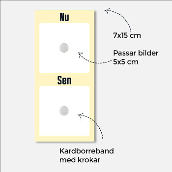 Nu och sen, fickformat 7x15 cm