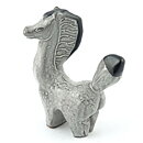Ester Wallin (1970) Gray Stylistic Horse 15 cm