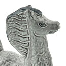 Ester Wallin (1970) Gray Stylistic Horse 15 cm