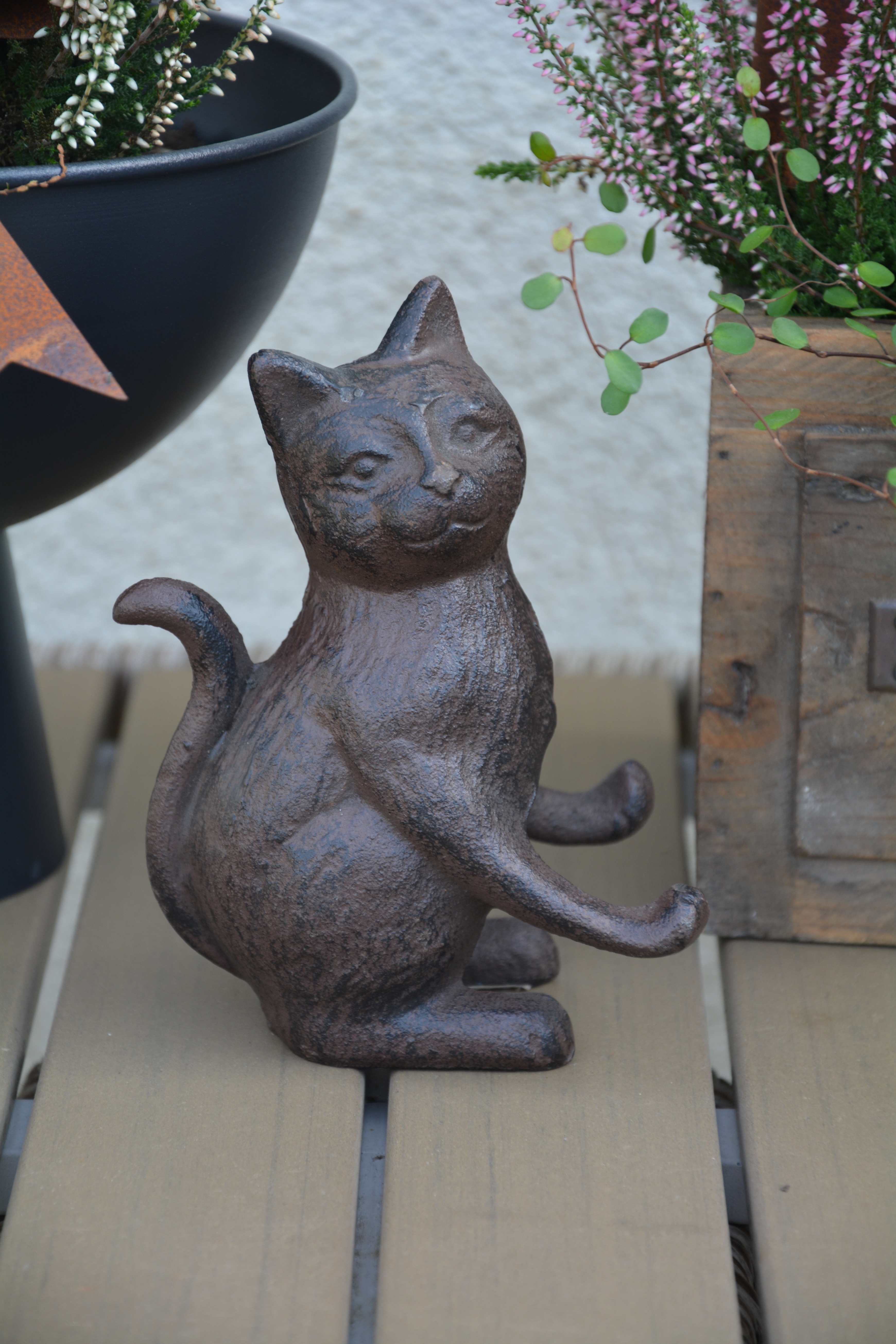 Katt i gjutjärn 16 cm