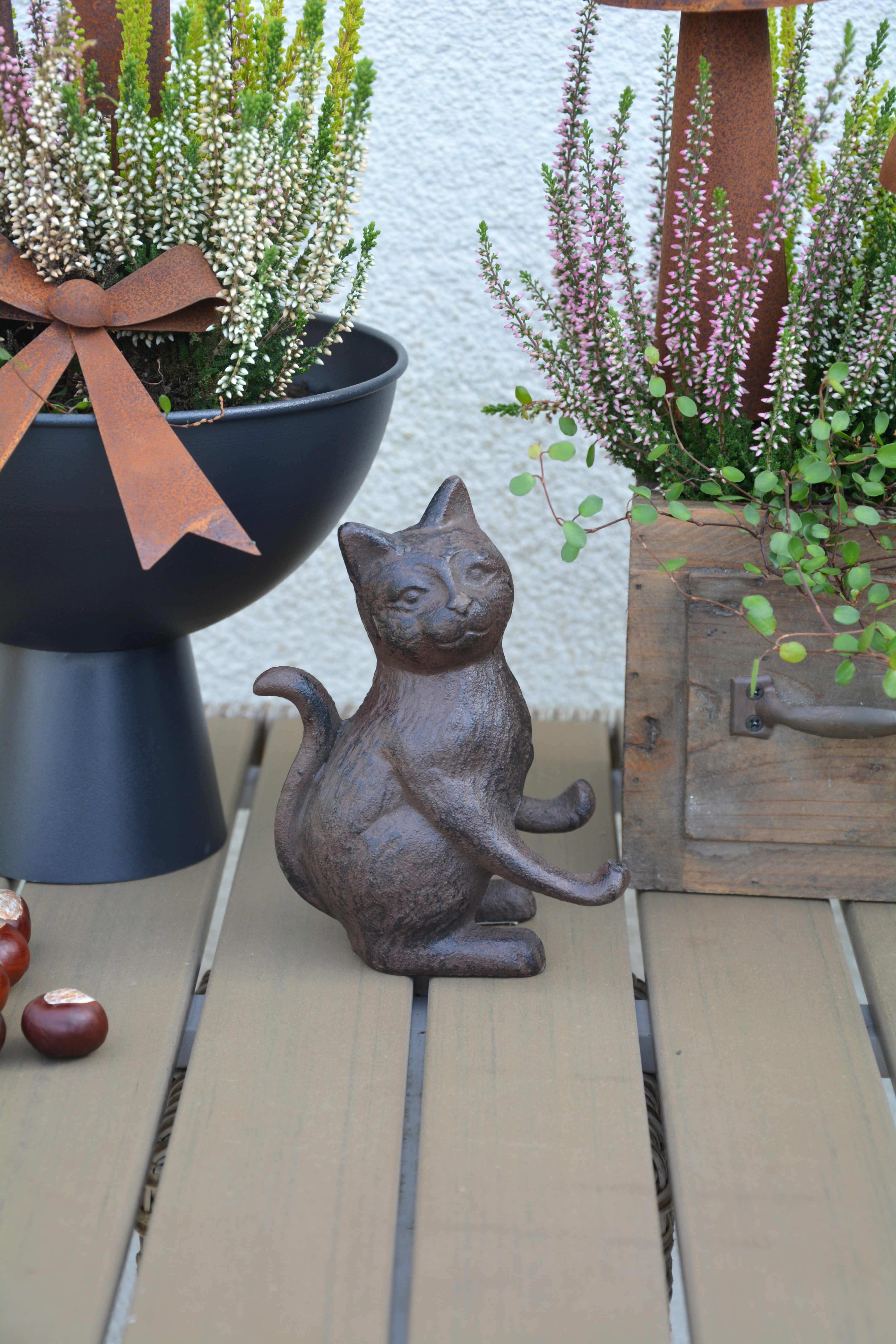 Katt i gjutjärn 16 cm