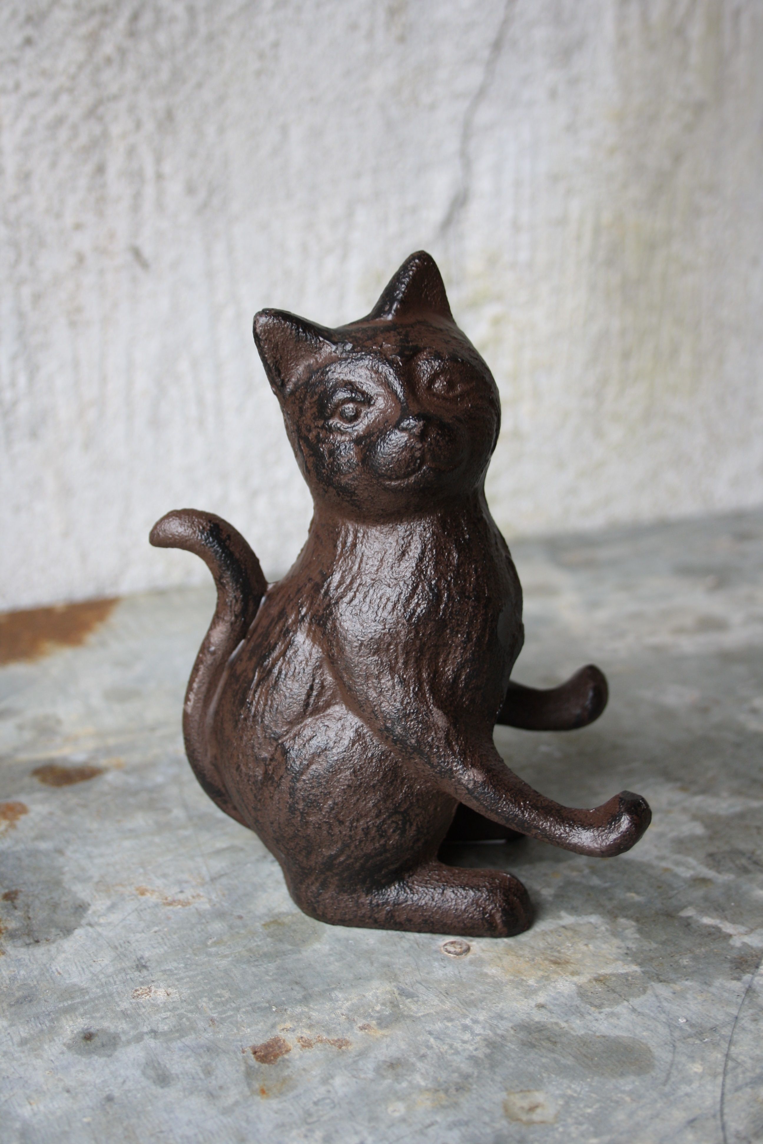 Katt i gjutjärn 16 cm