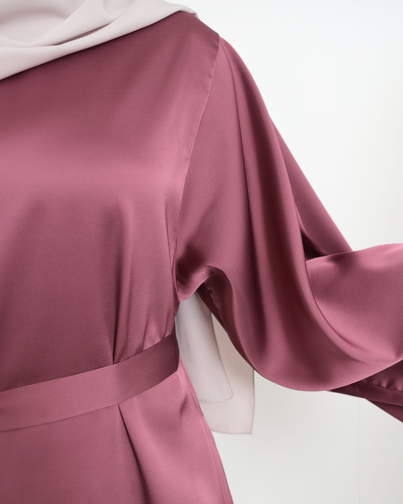 Maxi Dress in Satin - Purple - 6