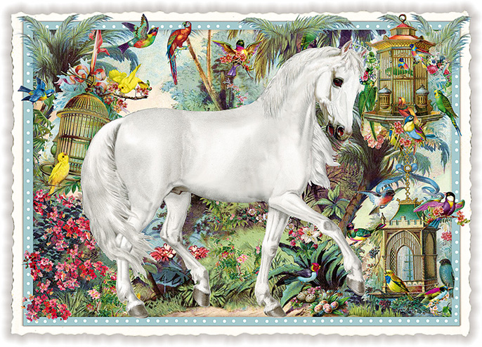 White Horse, Postcard