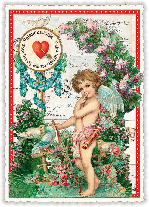 Valentines Greetings, Postcard