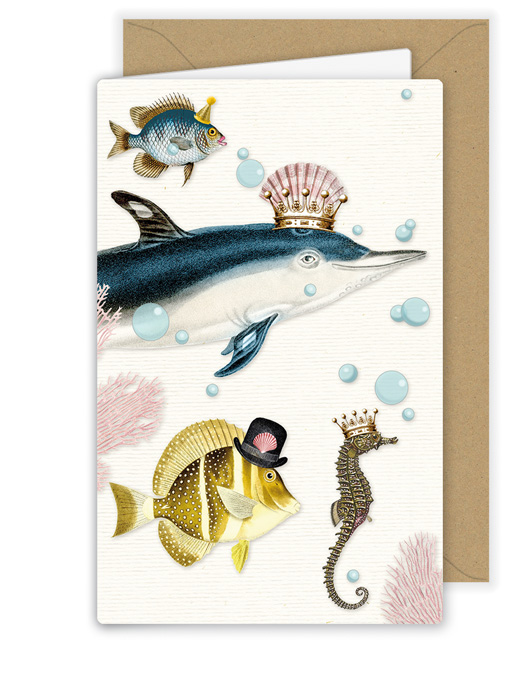 Royal Fish, Greeting Card