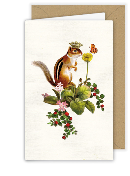 Royal Chipmunk, Greeting Card