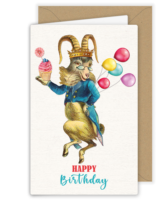 Dancing King Happy Birthday, Greeting Card